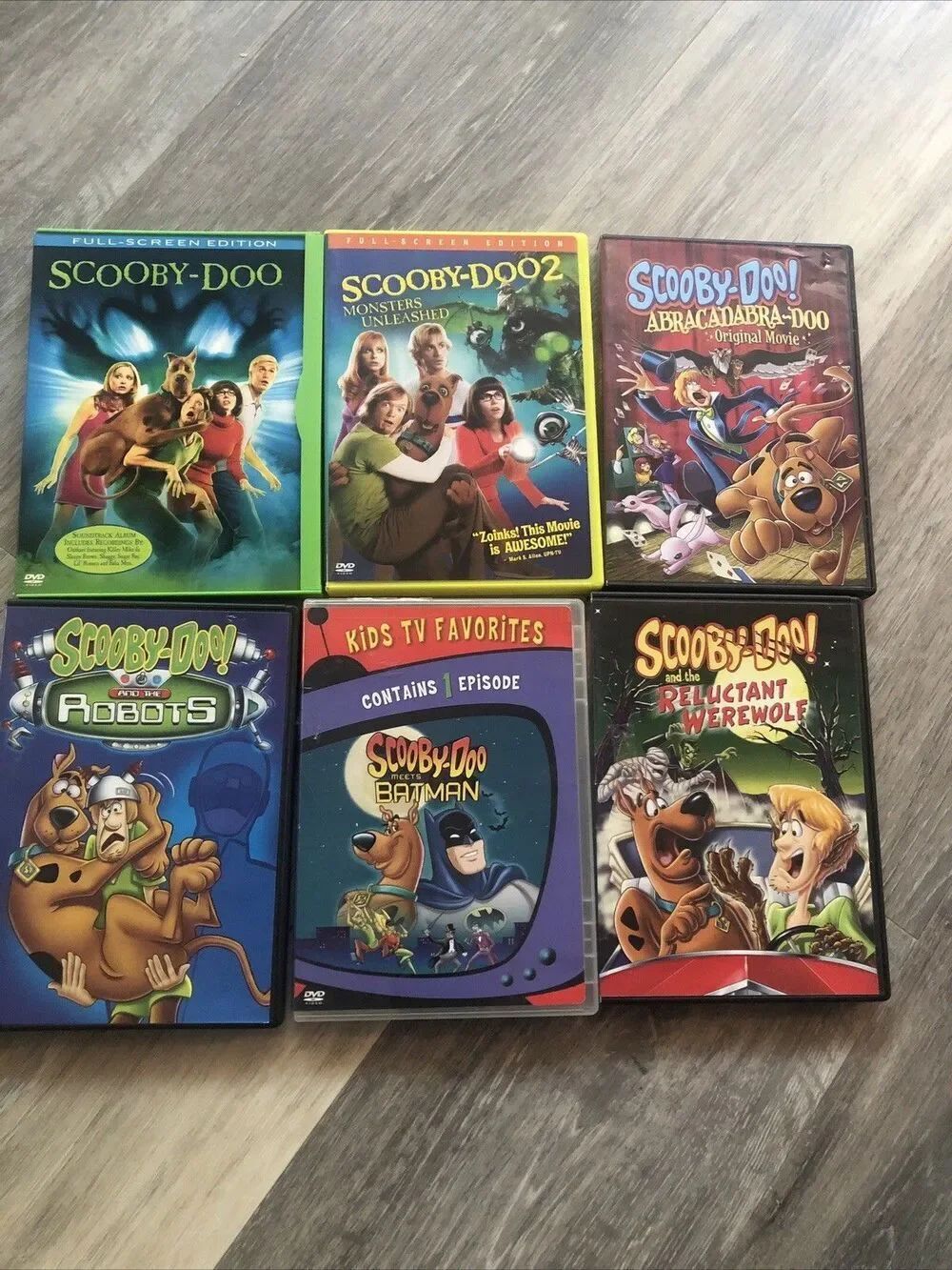Scooby Doo DVD Lot. Scooby-Doo, Scooby-Doo2, Abracadabra-Doo, Scooby-Doo Batman